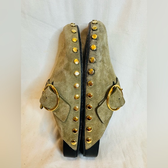 Isabel Marant  Mirvin Suede Clogs - Picture 7 of 10